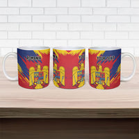 Personalized Romania Flag Day Ceramic Mug Royal Eagle Patriotic Heritage