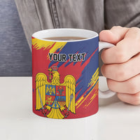 Personalized Romania Flag Day Ceramic Mug Royal Eagle Patriotic Heritage