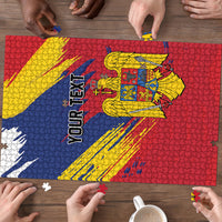 Personalized Romania Flag Day Puzzle Royal Eagle Patriotic Heritage