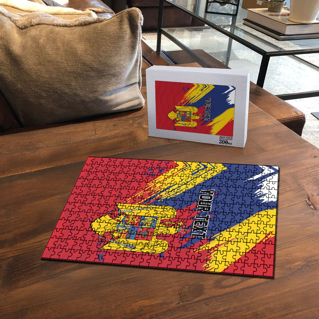 Personalized Romania Flag Day Puzzle Royal Eagle Patriotic Heritage