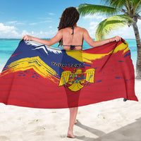 Personalized Romania Flag Day Sarong Royal Eagle Patriotic Heritage