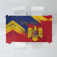 Personalized Romania Flag Day Tablecloth Royal Eagle Patriotic Heritage