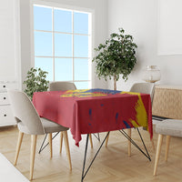 Personalized Romania Flag Day Tablecloth Royal Eagle Patriotic Heritage