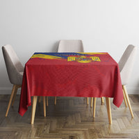 Personalized Romania Flag Day Tablecloth Royal Eagle Patriotic Heritage