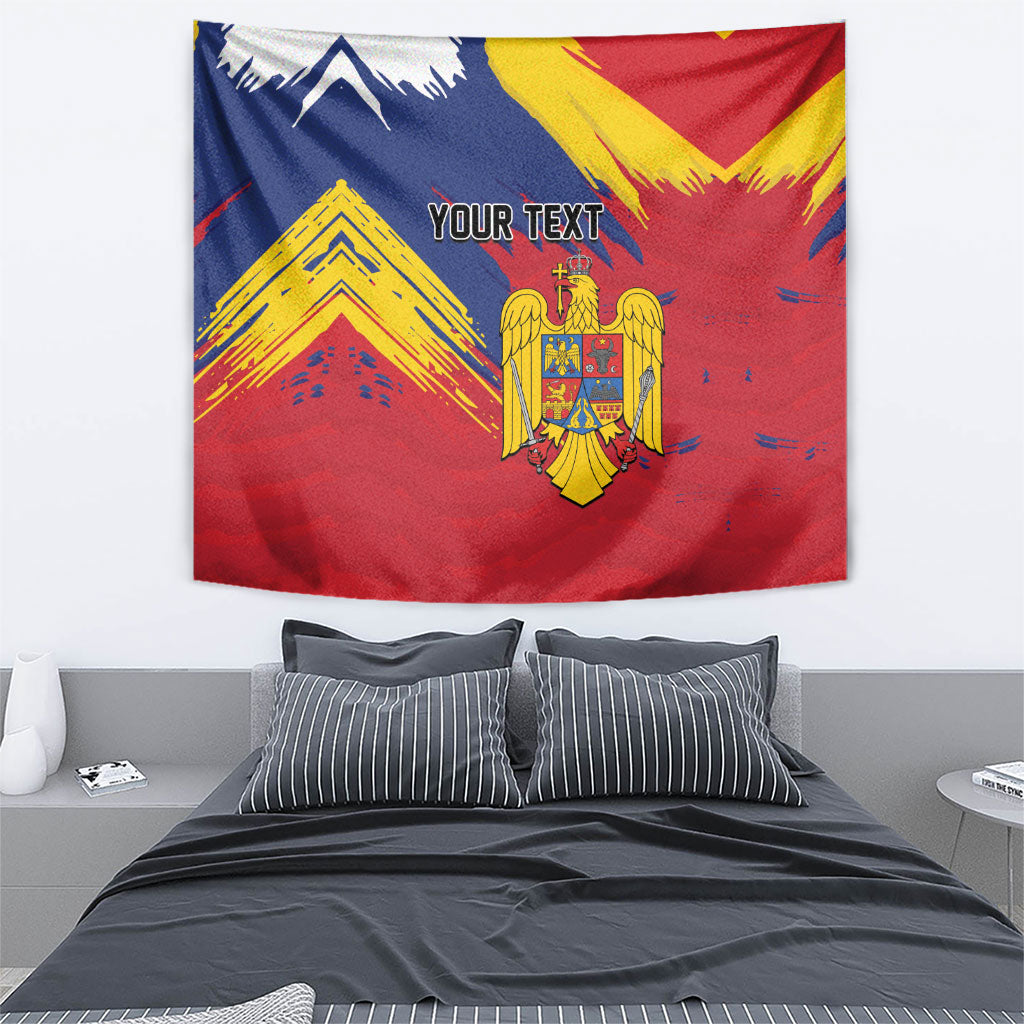 Personalized Romania Flag Day Tapestry Royal Eagle Patriotic Heritage