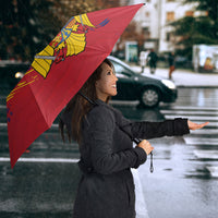 Personalized Romania Flag Day Umbrella Royal Eagle Patriotic Heritage