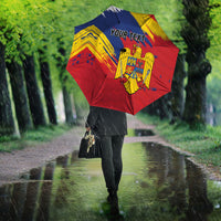 Personalized Romania Flag Day Umbrella Royal Eagle Patriotic Heritage