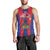 Personalized Haiti Coat Of Arms Men Tank Top With Flag Color - Wonder Print Shop