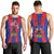 Personalized Haiti Coat Of Arms Men Tank Top With Flag Color - Wonder Print Shop