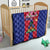 Personalized Haiti Coat Of Arms Quilt With Flag Color