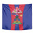 Personalized Haiti Coat Of Arms Tapestry With Flag Color