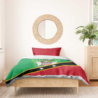 Personalized Saint Kitts And Nevis Bedding Set Country Above Self - Wonder Print Shop