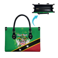 Personalized Saint Kitts And Nevis Leather Bag Country Above Self - Wonder Print Shop