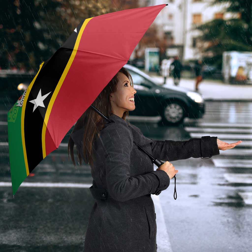 Personalized Saint Kitts And Nevis Umbrella Country Above Self - Wonder Print Shop