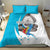 Personalized Honduras Independence Day Bedding Set Scarlet Macaw With Coat Of Arms - Wonder Print Shop