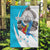 Personalized Honduras Independence Day Garden Flag Scarlet Macaw With Coat Of Arms - Wonder Print Shop