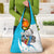 Personalized Honduras Independence Day Grocery Bag Scarlet Macaw With Coat Of Arms