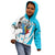 Personalized Honduras Independence Day Kid Hoodie Scarlet Macaw With Coat Of Arms - Wonder Print Shop