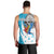 Personalized Honduras Independence Day Men Tank Top Scarlet Macaw With Coat Of Arms - Wonder Print Shop