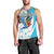 Personalized Honduras Independence Day Men Tank Top Scarlet Macaw With Coat Of Arms - Wonder Print Shop