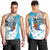 Personalized Honduras Independence Day Men Tank Top Scarlet Macaw With Coat Of Arms - Wonder Print Shop