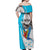 Personalized Honduras Independence Day Off Shoulder Maxi Dress Scarlet Macaw With Coat Of Arms - Wonder Print Shop