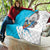 Personalized Honduras Independence Day Quilt Scarlet Macaw With Coat Of Arms