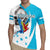 Personalized Honduras Independence Day Rugby Jersey Scarlet Macaw With Coat Of Arms - Wonder Print Shop