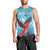 Custom Honduras Independence Day Men Tank Top Scarlet Macaw With Orchid Flower - Wonder Print Shop