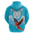 Custom Honduras Independence Day Zip Hoodie Scarlet Macaw With Orchid Flower - Wonder Print Shop