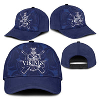 Yorkshire Vikings Cricket Classic Cap White Rose of York Navy Version - Wonder Print Shop
