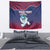 Personalized Liberia White Dove With A Scroll Tapestry Coat Of Arms