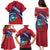 Liberia Coat Of Arms Family Matching Puletasi and Hawaiian Shirt Red Version - Wonder Print Shop