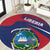 Liberia Coat Of Arms Round Carpet Red Version