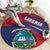 Liberia Coat Of Arms Round Carpet Red Version