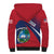 Liberia Coat Of Arms Sherpa Hoodie Red Version - Wonder Print Shop