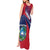 Liberia Coat Of Arms Tank Maxi Dress Red Version - Wonder Print Shop