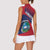 Liberia Coat Of Arms Women Sleeveless Polo Shirt Red Version - Wonder Print Shop