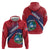 Liberia Coat Of Arms Zip Hoodie Red Version - Wonder Print Shop