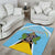 Personalized Saint Lucia Coat Of Arms Area Rug Sent Lisi Flag Style - Wonder Print Shop