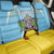 Personalized Saint Lucia Coat Of Arms Back Car Seat Cover Sent Lisi Flag Style - Wonder Print Shop