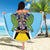 Personalized Saint Lucia Coat Of Arms Beach Blanket Sent Lisi Flag Style - Wonder Print Shop