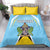 Personalized Saint Lucia Coat Of Arms Bedding Set Sent Lisi Flag Style - Wonder Print Shop