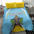 Personalized Saint Lucia Coat Of Arms Bedding Set Sent Lisi Flag Style - Wonder Print Shop