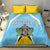 Personalized Saint Lucia Coat Of Arms Bedding Set Sent Lisi Flag Style - Wonder Print Shop