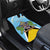 Personalized Saint Lucia Coat Of Arms Car Mats Sent Lisi Flag Style - Wonder Print Shop