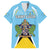 Personalized Saint Lucia Coat Of Arms Family Matching Puletasi and Hawaiian Shirt Sent Lisi Flag Style - Wonder Print Shop