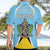 Personalized Saint Lucia Coat Of Arms Hawaiian Shirt Sent Lisi Flag Style - Wonder Print Shop