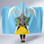 Personalized Saint Lucia Coat Of Arms Hooded Blanket Sent Lisi Flag Style