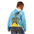 Personalized Saint Lucia Coat Of Arms Kid Hoodie Sent Lisi Flag Style - Wonder Print Shop